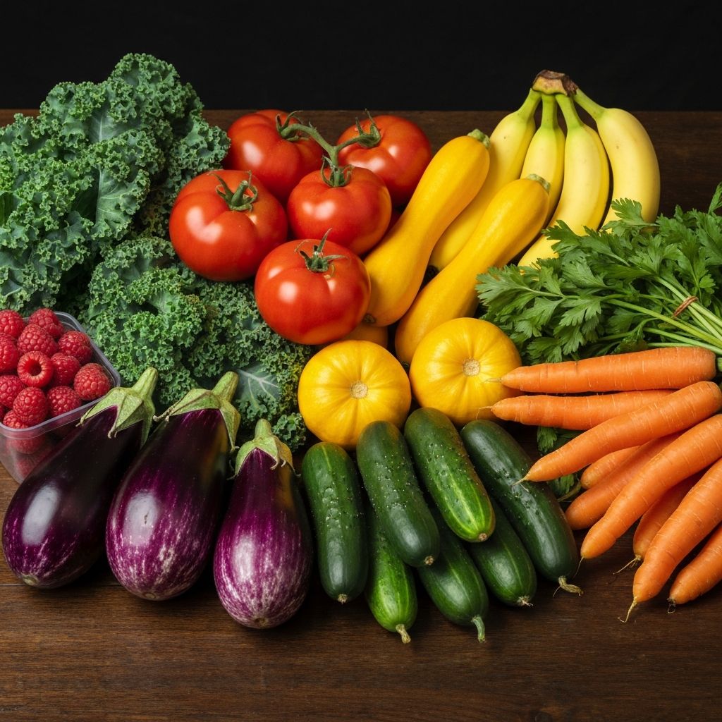 Vegetable and fruit variety